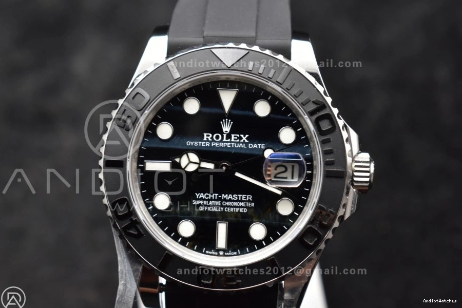 (Tungsten Heavy Ceramic Gold Version) VR3235 Bezel Strap Eye flex Yacht-Master on SmartChoice 1214 Dial 1:1 42mm Oyster Falcon's Edition 226659 Factory Best 0522